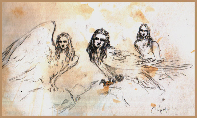 Sirens, Scylla and Charibdis