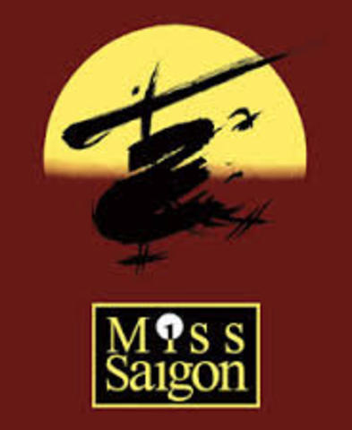 Third musical, Miss Saigon opens in London