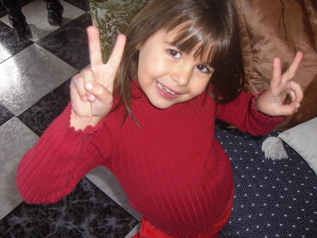 yo de pequeña con 3 años