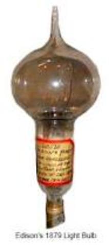 Practical and longer-lasting electic lightbulb.