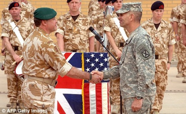 U.S and British Tropps