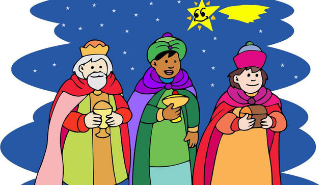 5 AÑOS - LA VISITA DE LOS TRES REYES MAGOS AL COLE