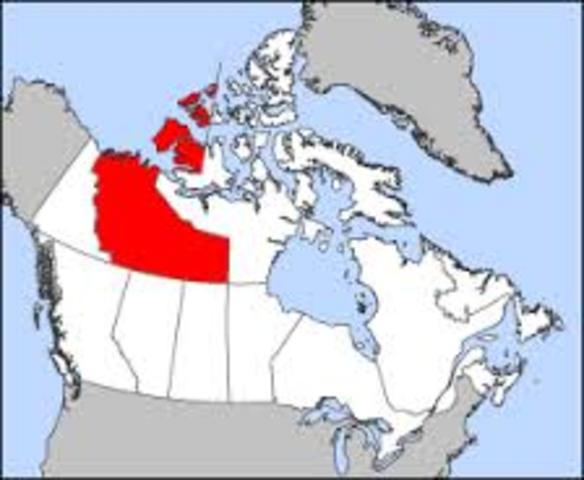 NorthWest Territories joins confederation.