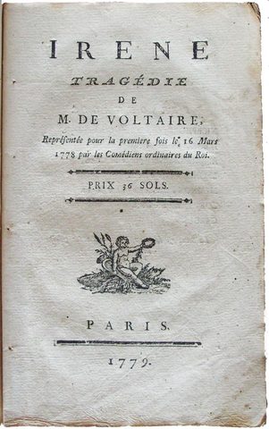 His play "Irene" opens in Paris when he is 88, and receives many acclamations.