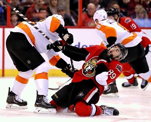 Flyers 5, Sens 0