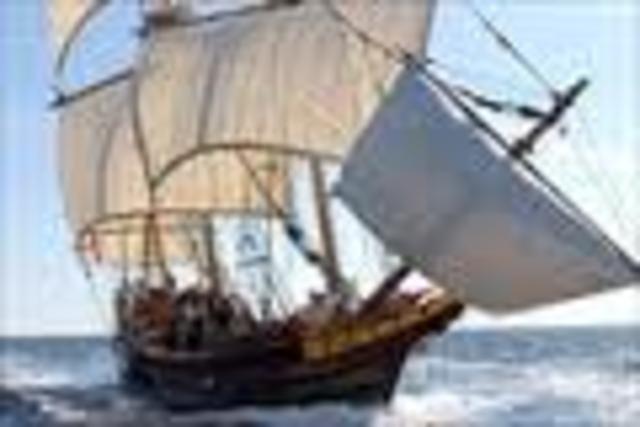 the mayflower arrives in america