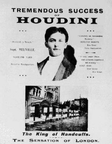 He sent a flyer to theater to the manager