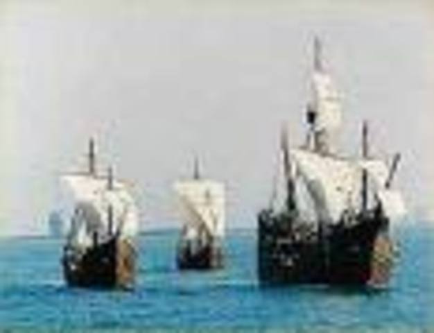 3 Ships Sight land of Virginia