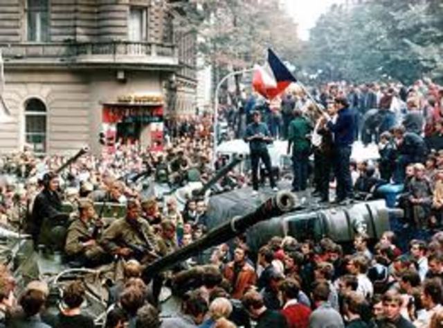 Uprising in Czechoslovakia