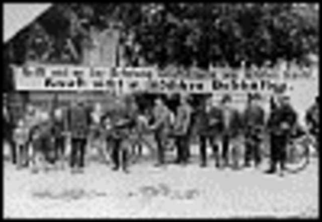 Nazis boycott Jewish-owned businesses; Jewish right to vote is removed.