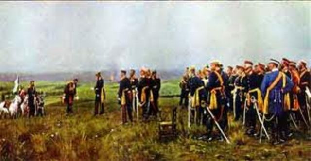 Napoleon abdicates the throne