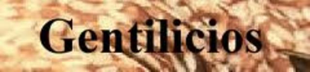 cognomento y su gentilicio