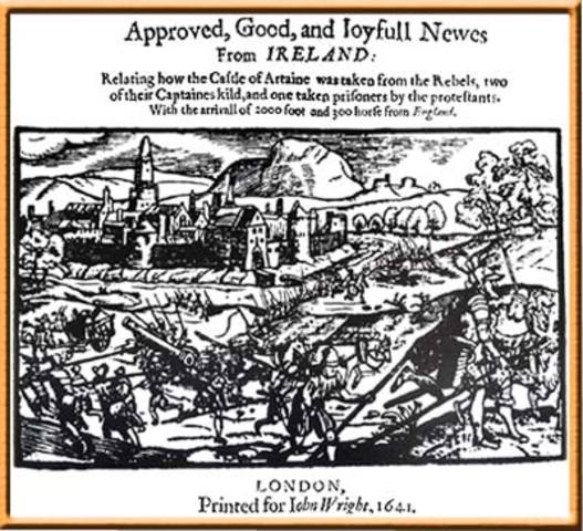 Rebellion in Ireland Starts