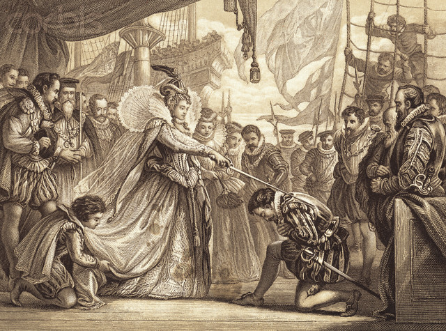 Queen Elizabeth I sponsors Sir John Hawkins’ second voyage