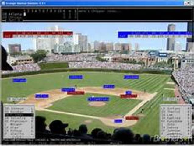 Cruz runs his 3D baseball simulator, HitSim