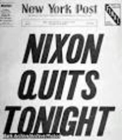 Nixon Resigns