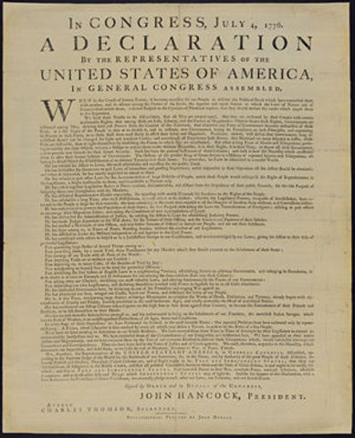 DECLARATION OF INDEPENDENCE