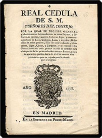 Decretos sobre el libre comercio