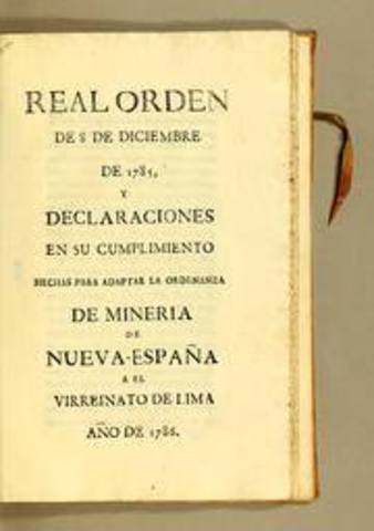 Ordenanzas de Mineria