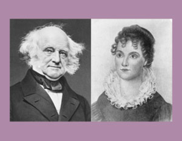 Martin Van Buren got married