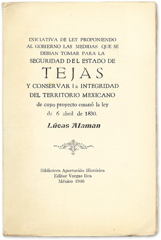 The Law of April 6, 1830