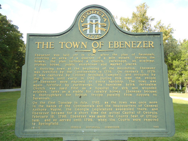 Founding of Ebenezer