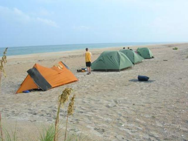 Camping at the Beach