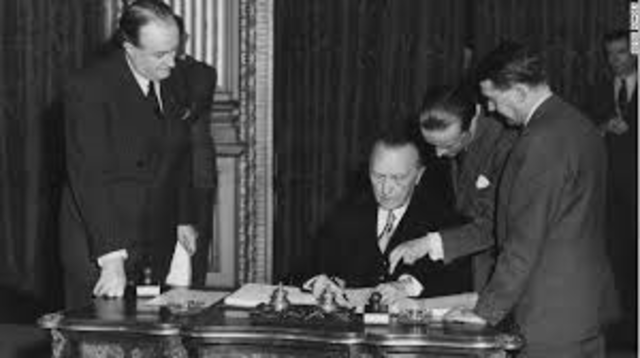 Unity treaty of Paris signed: P.I.P.