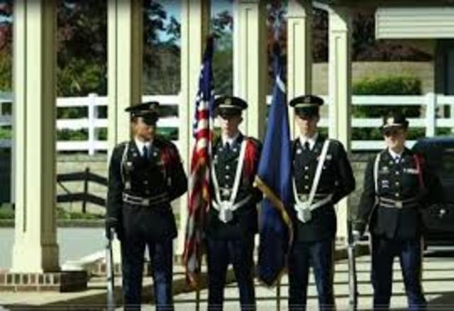 joined the drill team