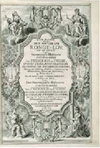 Kongeloven - Enevældens grundlov