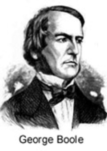 George Boole desarrolla el álgebra que lleva su nombre: álgebra booleana.