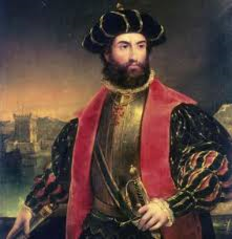 Vasco da Gama findet den Seeweg nach Indien