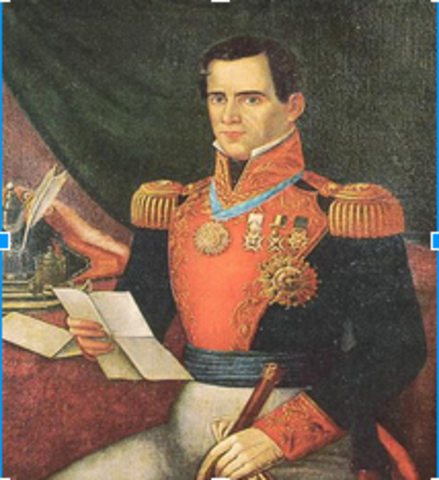 Santa Anna’s seizure of the Mexican Government