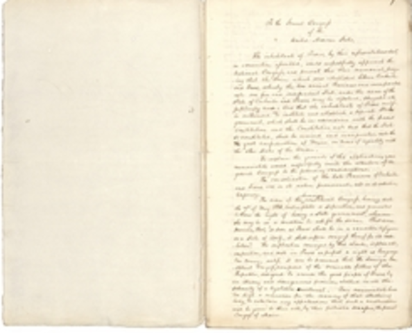 Constitution at San Felipe de Austin