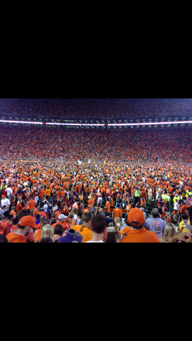 Clemson versus Georgia game