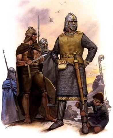 Начало завоевания англосаксонских земель датчанами