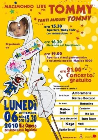 Live per Tommy @Reggio Emilia