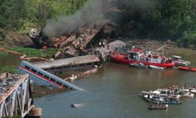 Immigant train crashes
