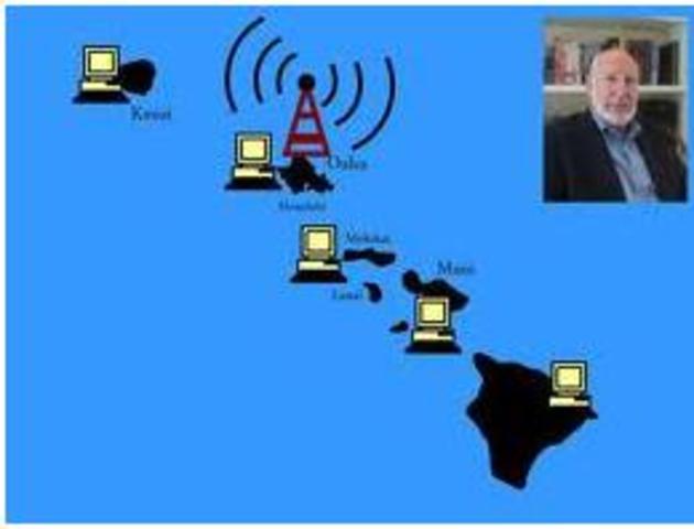 Universidad de Hawaii desrrolla ALOHANET