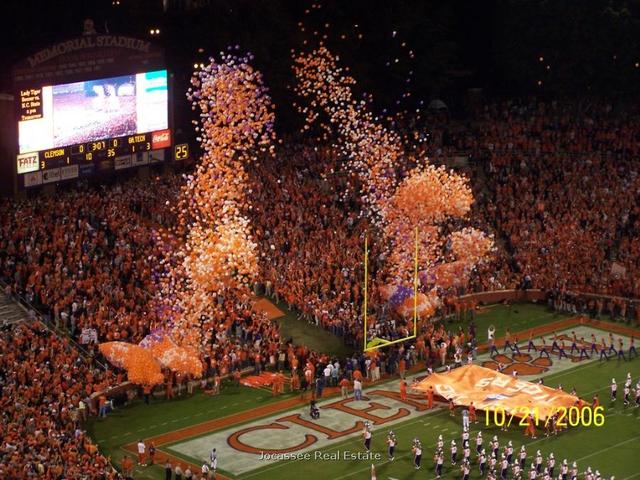 my first cemson football game