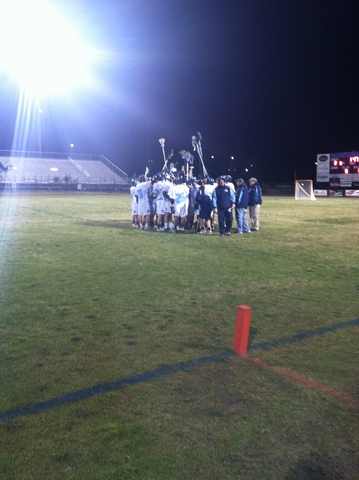 first Varisty lacrosse game