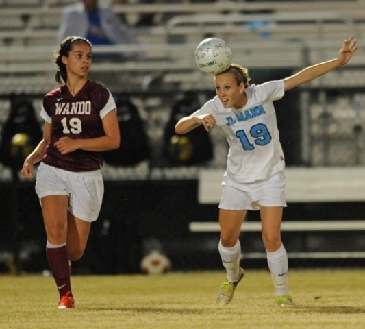 I played my first soccer game.
