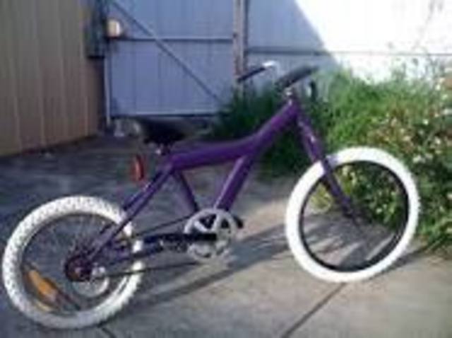 When I learned how to ride a bike.