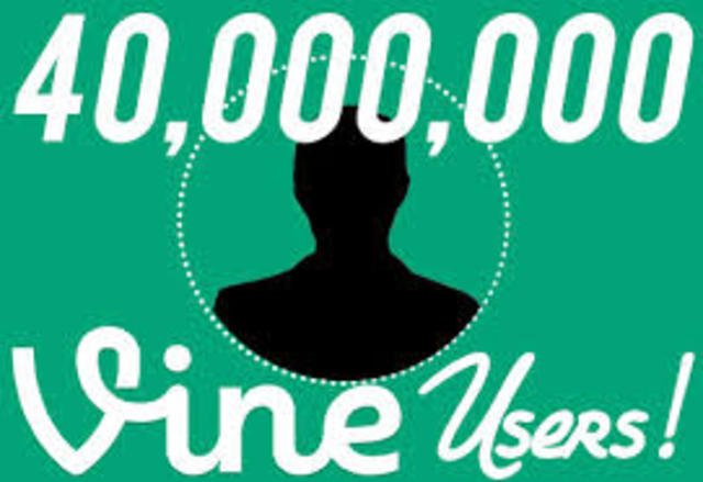 vine reaches 40 million users