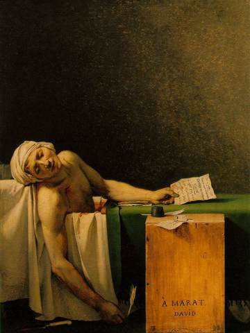 LA MUERTE DE MARAT