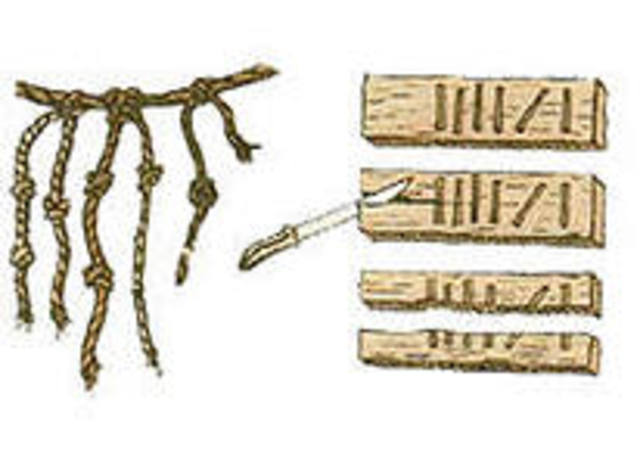 Старейшая запись числа 3000 до н.э