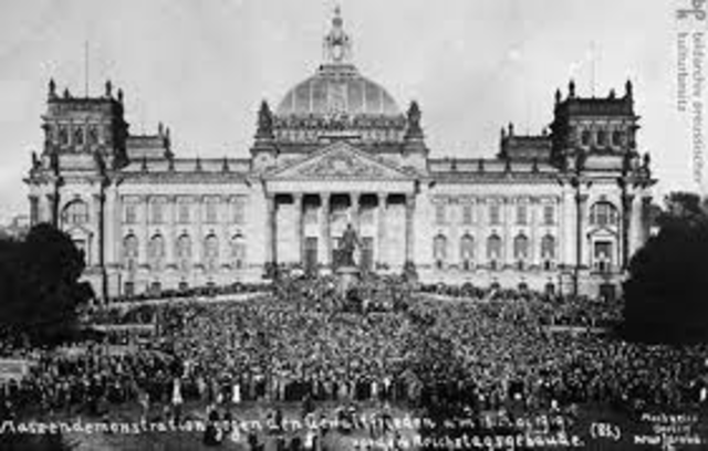 Nazi party gained an alarming number of deputies in the Reichstag