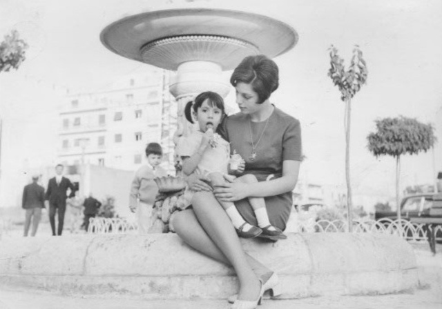 Big sis, Lucy and I. Syntagma, Athens, Greece. Hot summer day.