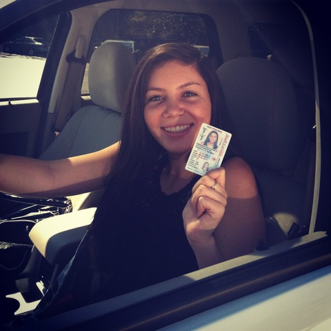 Recibí mi lincencia cuando tenía 16.