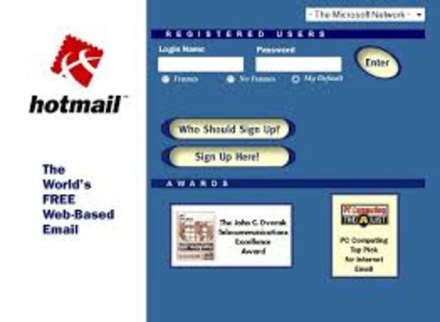 Sabeer Bhatia y Jack Smith fundan Hotmail.